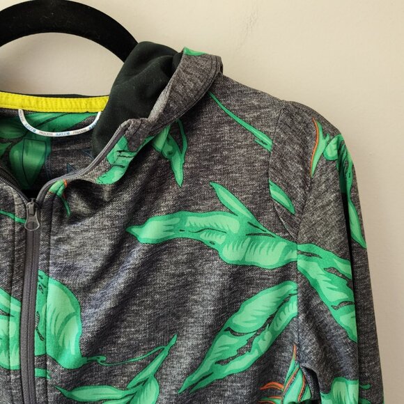 BURTON Negani Slim Fit Hooded Fleece | Med | Bird of Paradise Hawaiian 87380 - Picture 2 of 7